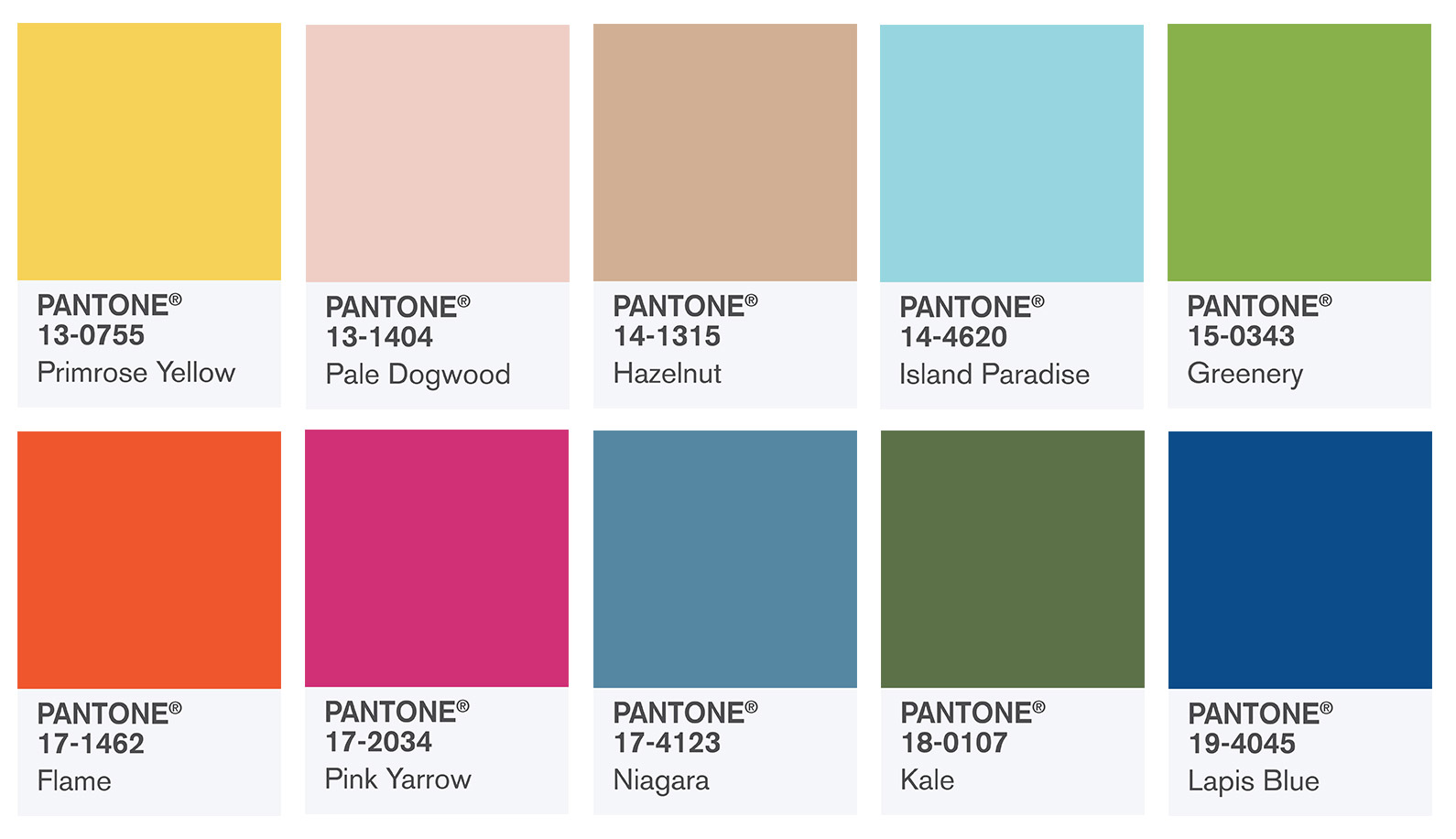 kolory pantone 2017